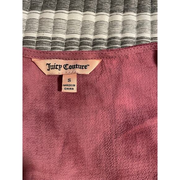 Juicy Couture bell sleeve front tie retro hippie fairy whimsical Y2K top small - Picture 8 of 9